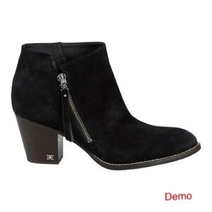 Sam Edelman, Macon, Black Ankle Boots